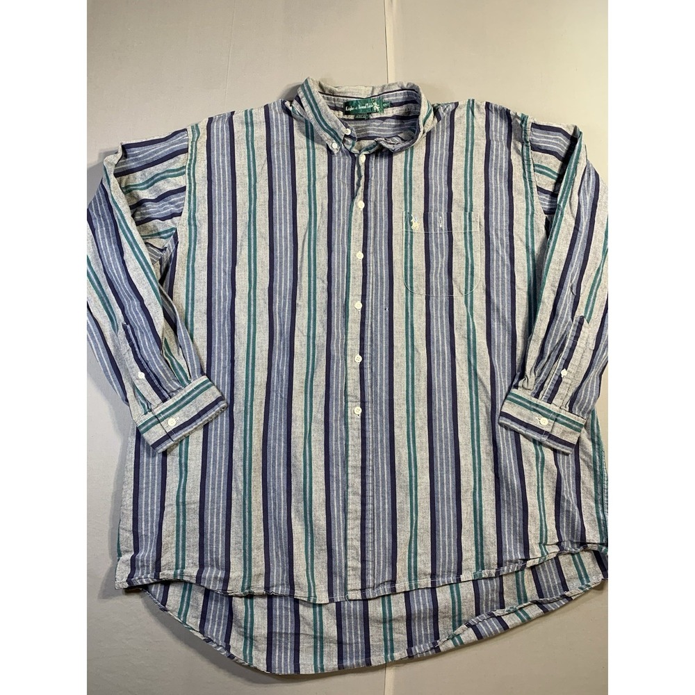Vintage KNIGHTS OF ROUND TABLE Men's 3XL TALL ~ Dress/Casual Shirt
